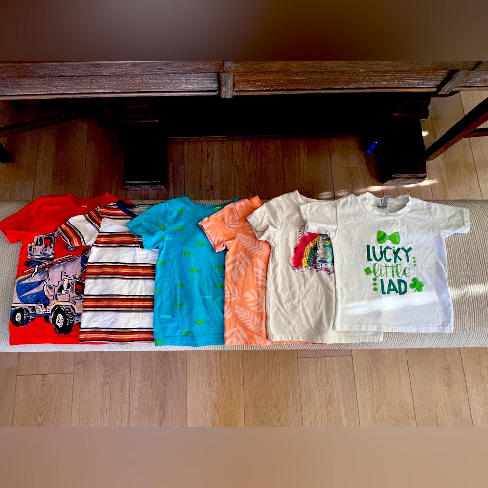 2T Boys Short Sleeve T-Shirt Bundle / Lot